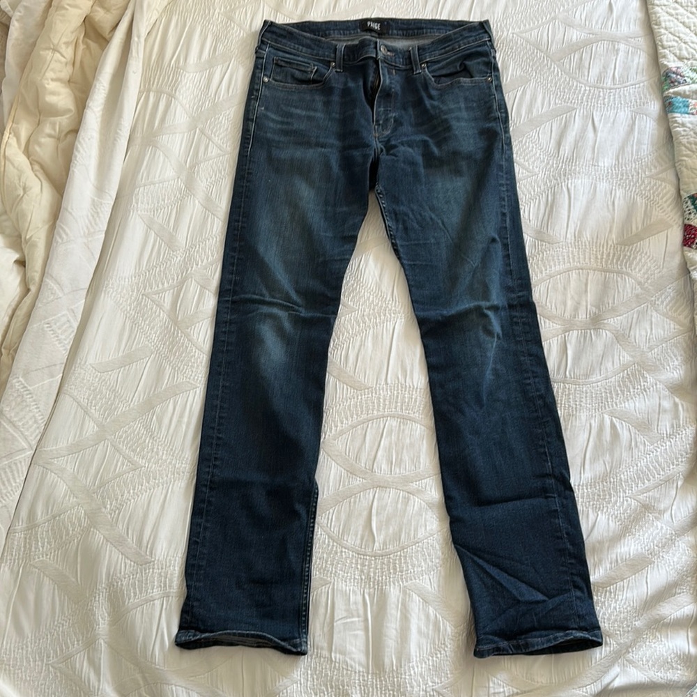 Men’s Paige denim straight leg jeans